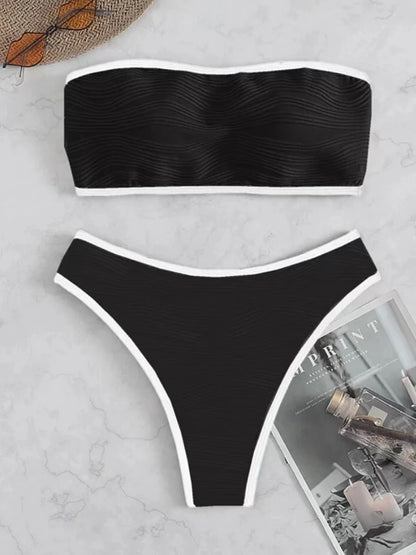 Beautifully Finished Bathing Suit in a Timeless Design