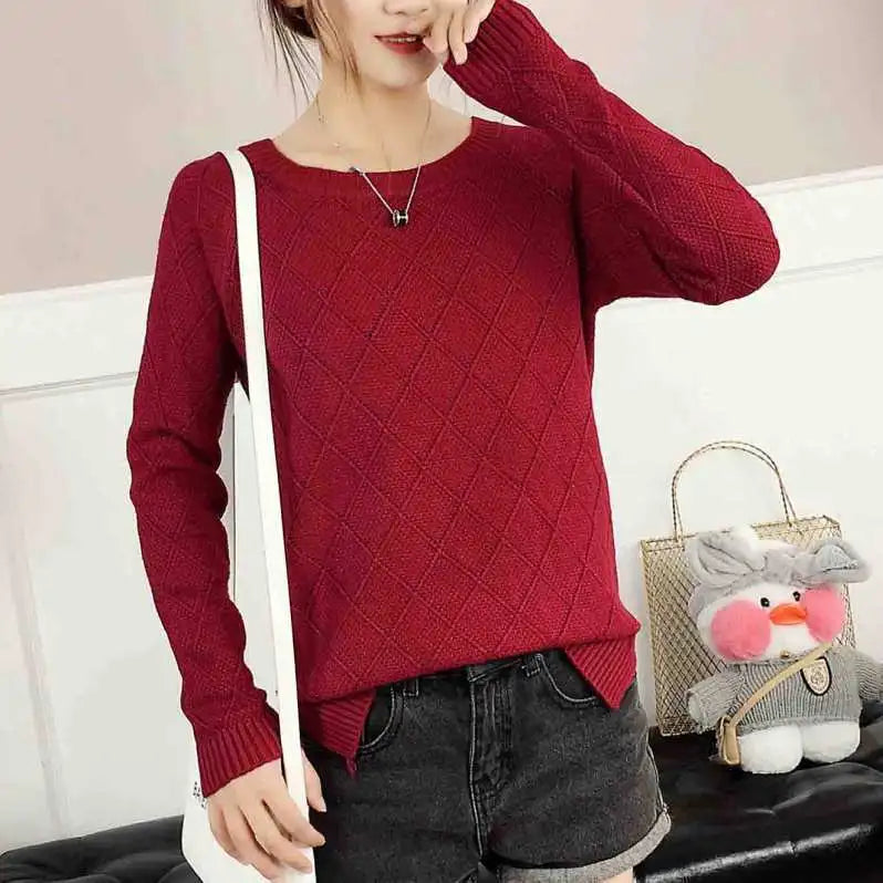 LM | Round neck knitted sweater