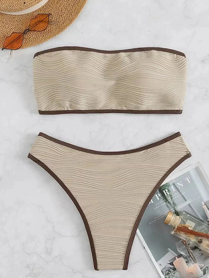 Beautifully Finished Bathing Suit in a Timeless Design