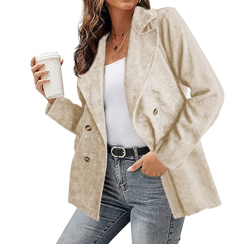 LM | VioletBlazer I Monochrome blazer for women