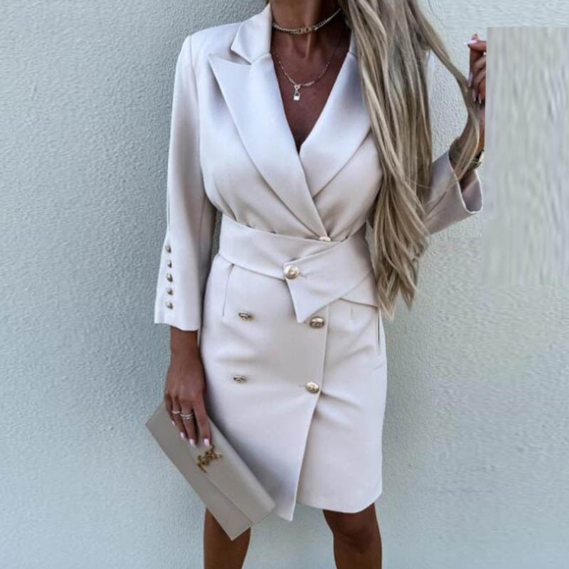 LM | Double-breasted blazer dress