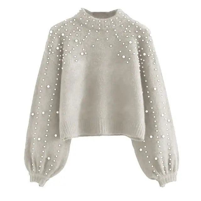 LM | Knitted sweater with O-neck