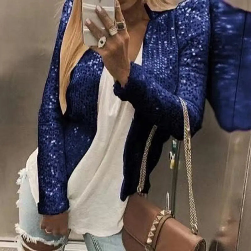 LM | elegant sequin blazer