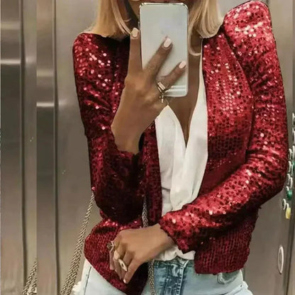 LM | elegant sequin blazer