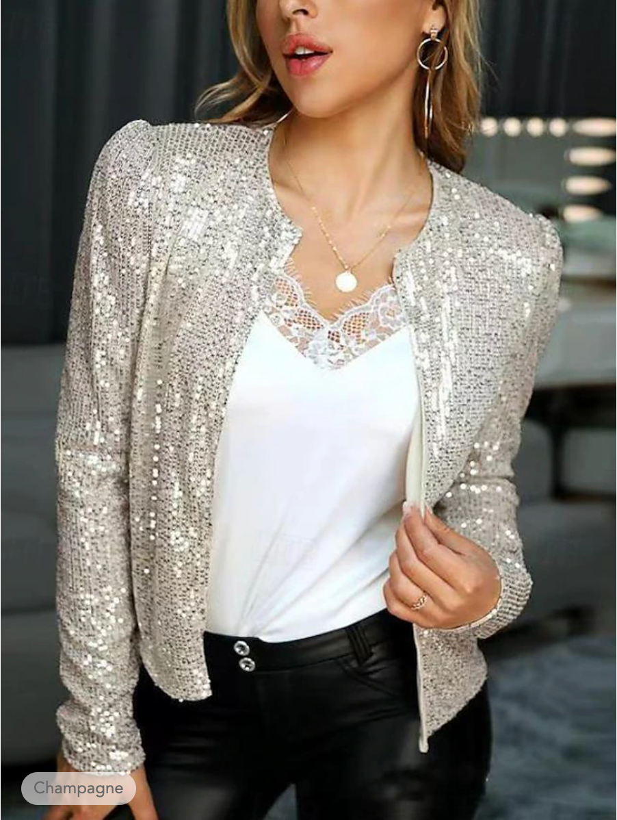 LM | Unique glitter blazer