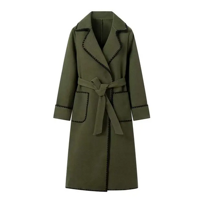 LM | light-colored, longer patchwork coat