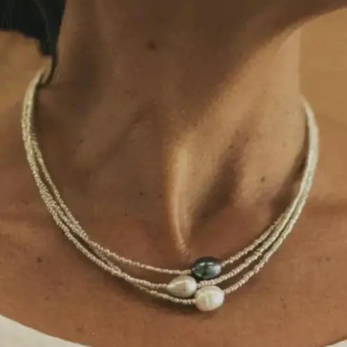 Natural Pearl Pendant Necklace