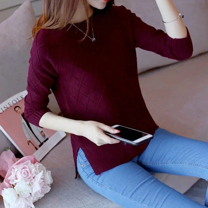 LM | Round neck knitted sweater