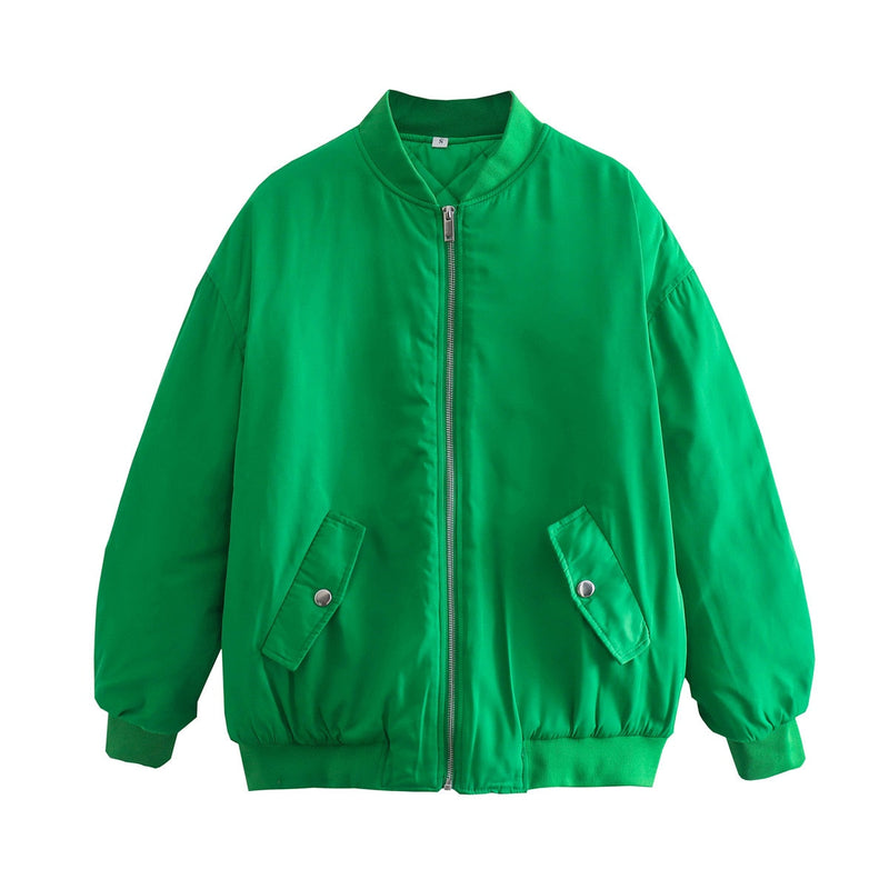 LM | oversized jacket with zipper