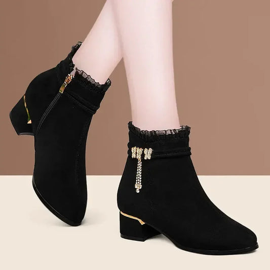 Sleek and Supportive Orthopedic Boots