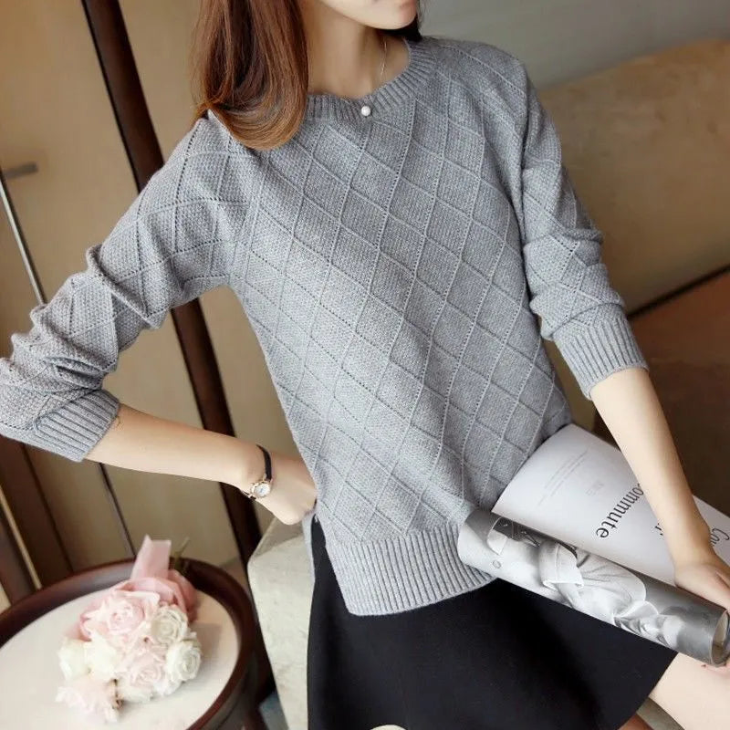 LM | Round neck knitted sweater