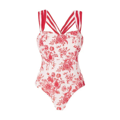 Beautifully Finished Bathing Suit in a Timeless Design
