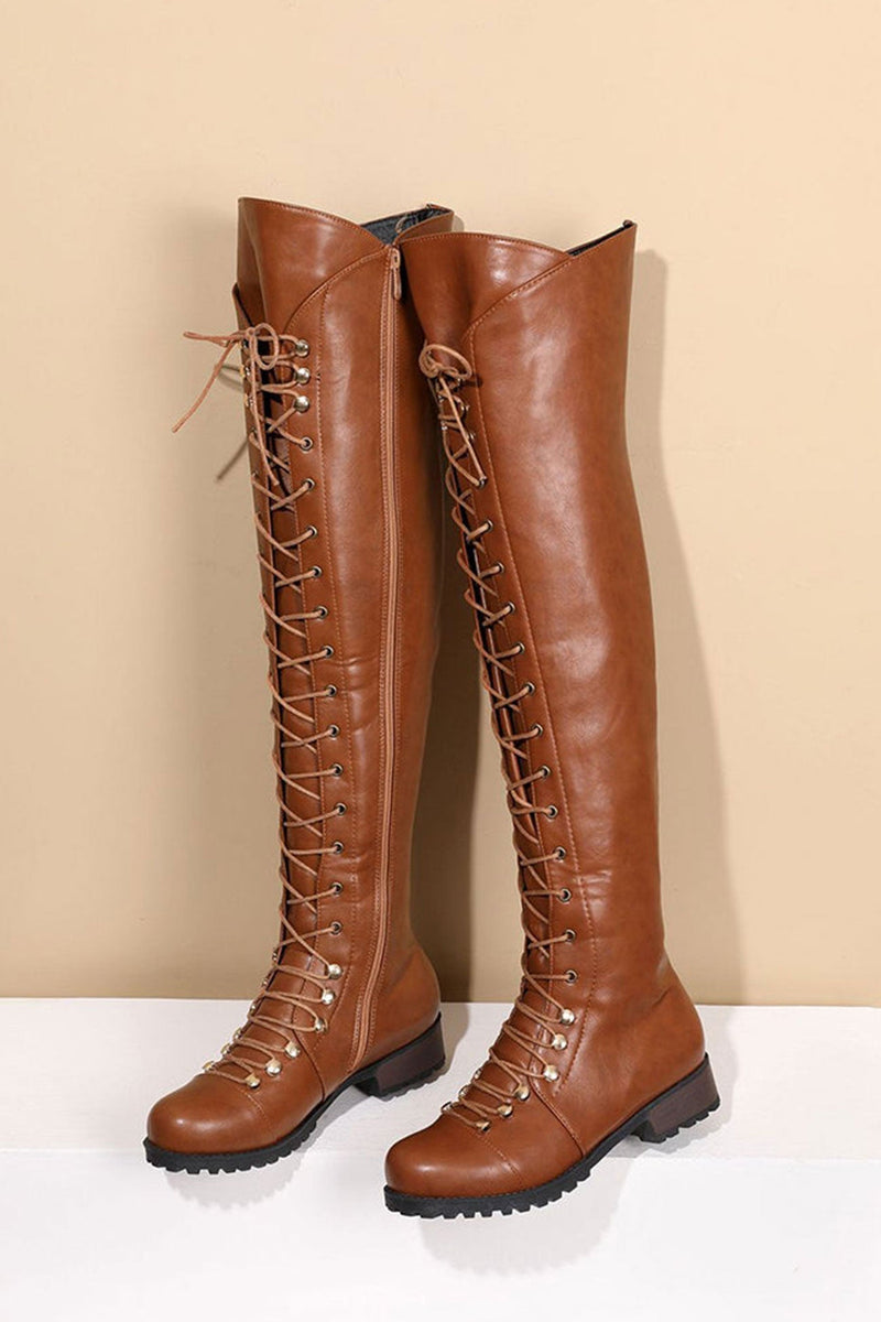 LM | Casual orthopaedic lace-up boots