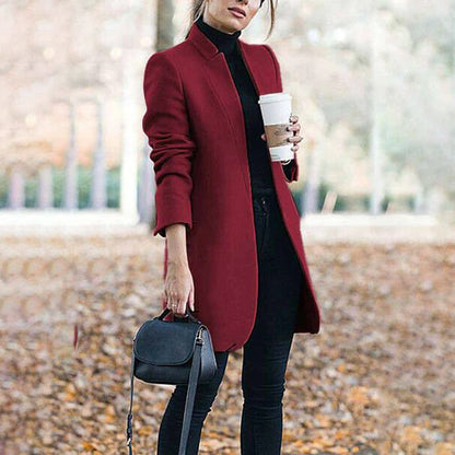 LM | Tight knee-length jacket for women