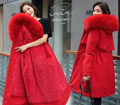LM | Long jacket with hood for women