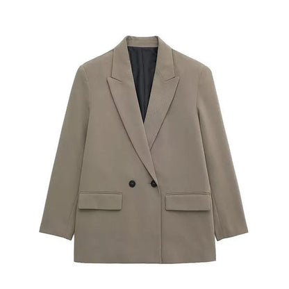 LM | elegant long-sleeved blazer with a structured design