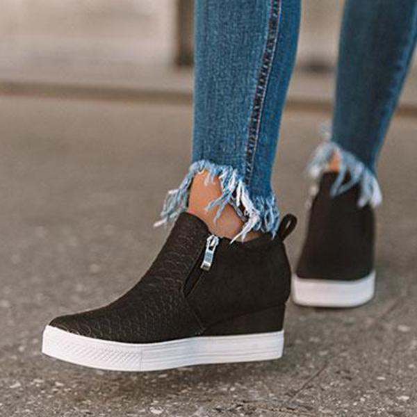 LM | Casual and breathable orthopedic wedge