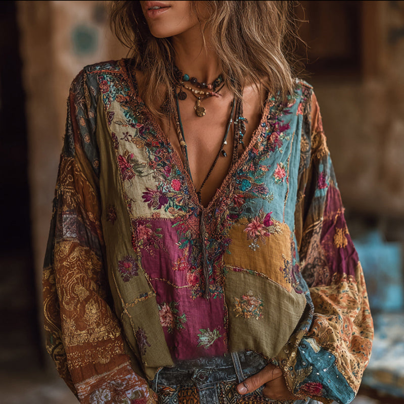 Timeless Vintage Style Top