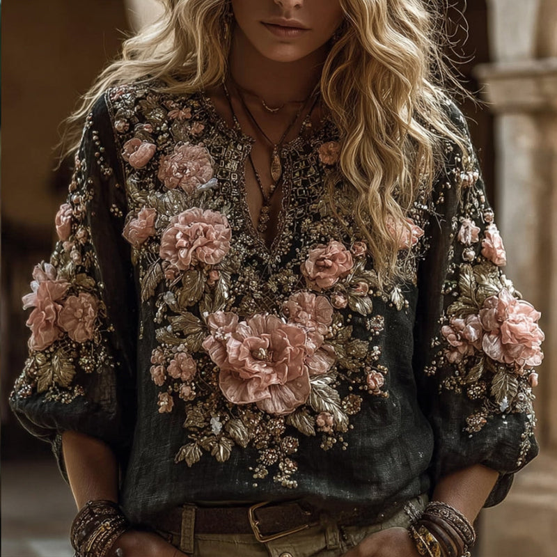 Timeless Vintage Style Top
