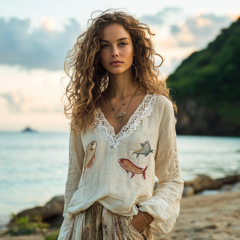 Gracefully Designed Blouse