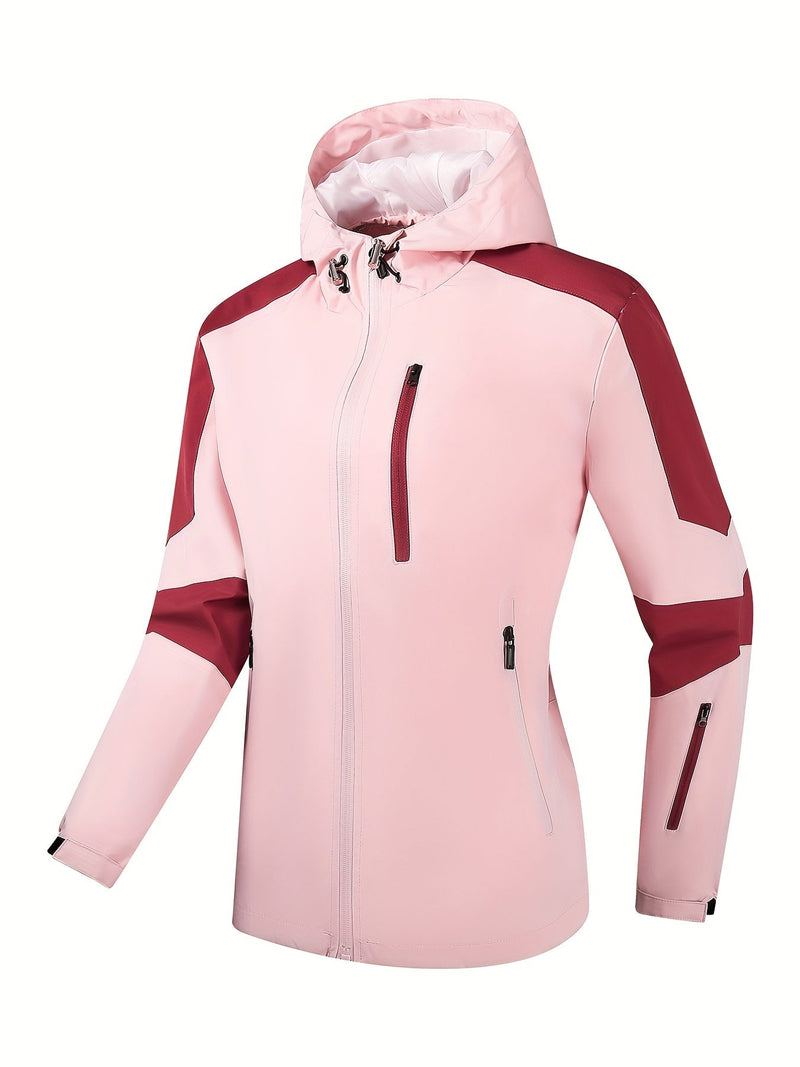 LM | Sporty women's outdoor jacket with hood and zipped pockets