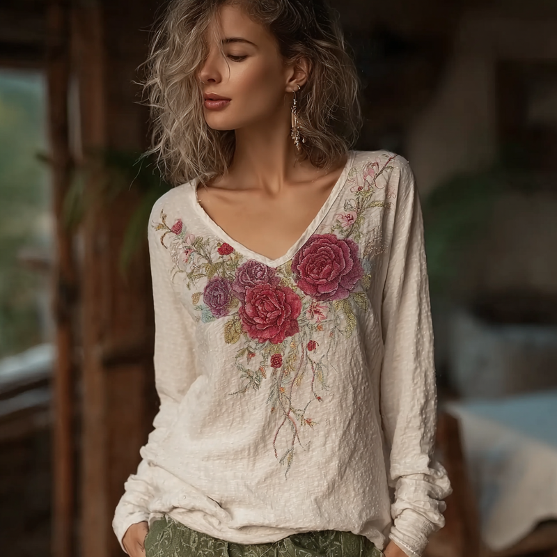 Timeless Vintage Style Top