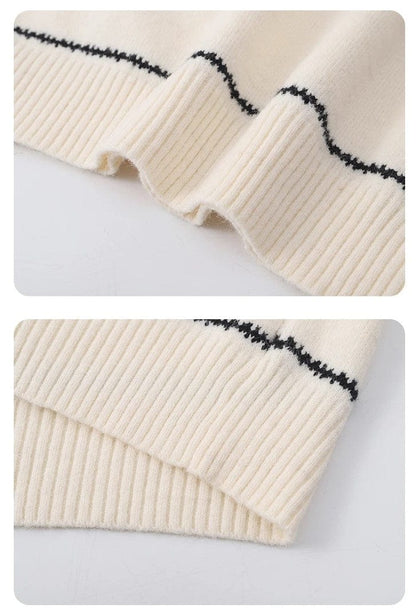 LM | Striped knitted cute sweater