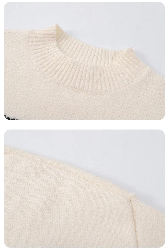 LM | Striped knitted cute sweater