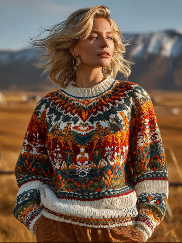 Timeless Vintage Style Jumper