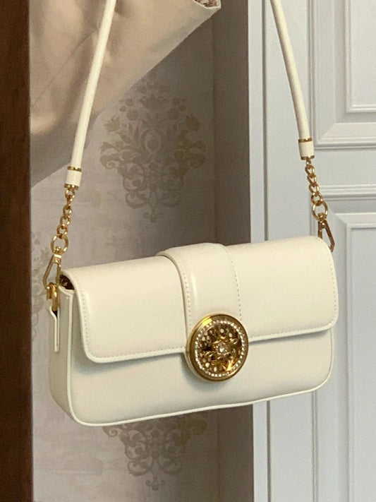 French niche lock design versatile messenger bag
