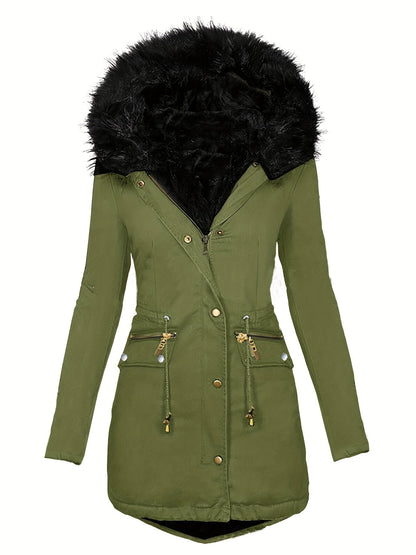 LM | Cozy fur coat for women