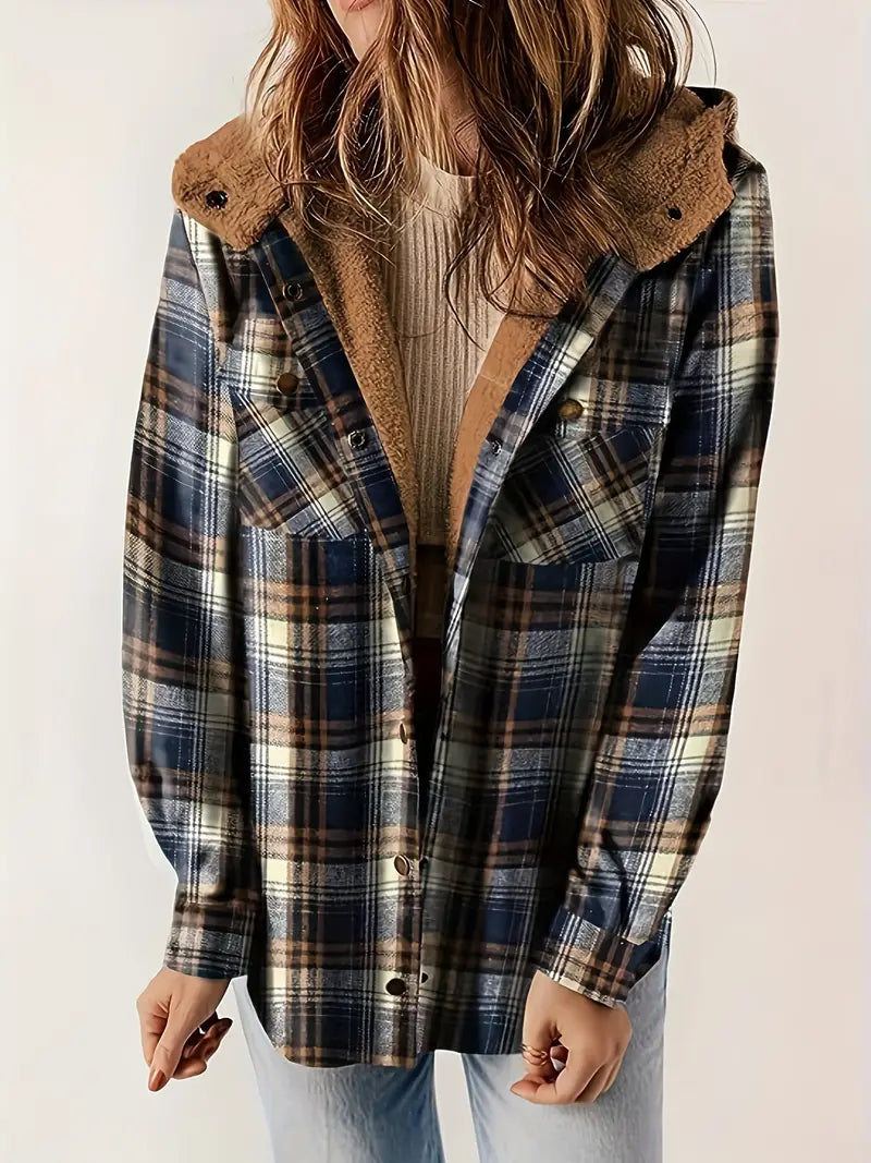 LM | Warm jacket with hood and zipper