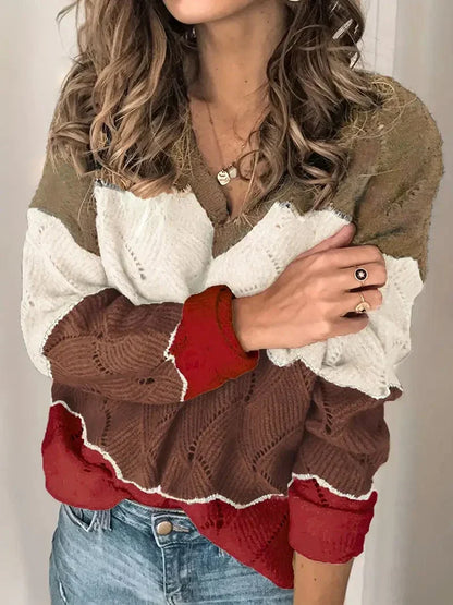 LM | Sweater with V-neck
