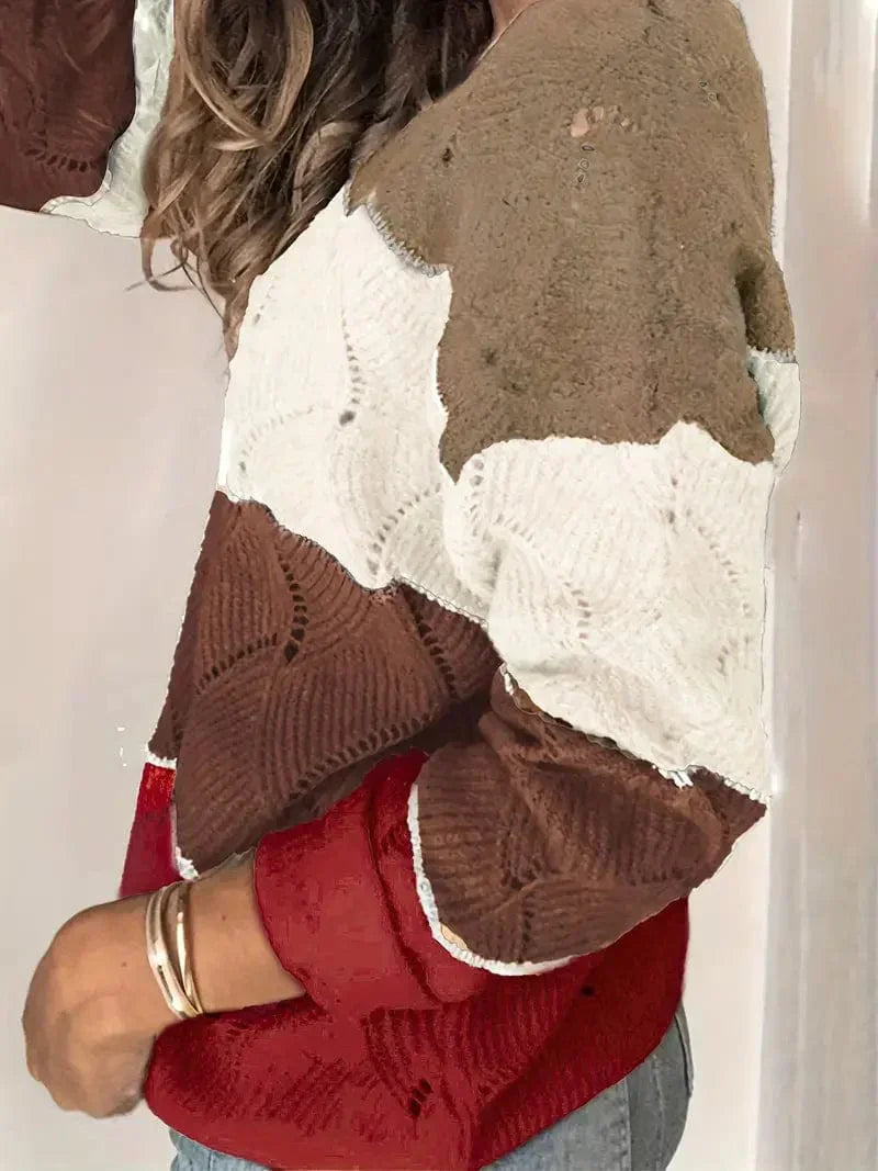 LM | Sweater with V-neck