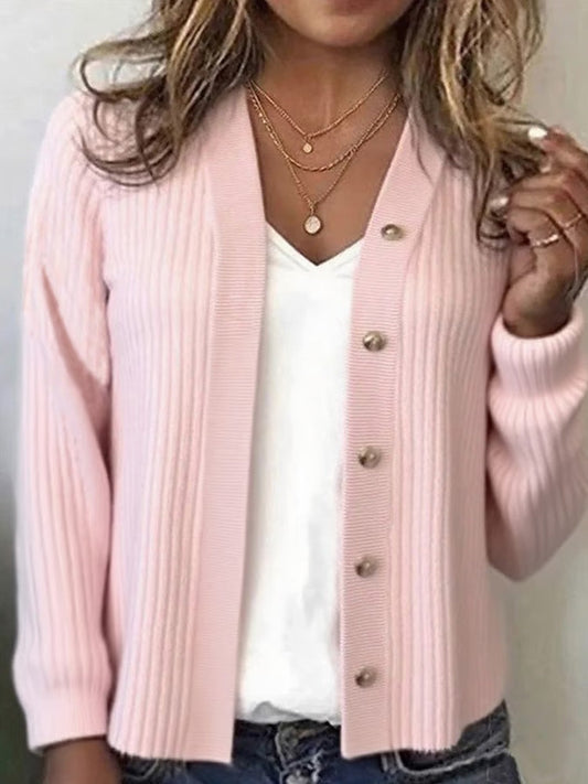 Women's Casual Pink Sweater artswardrobe