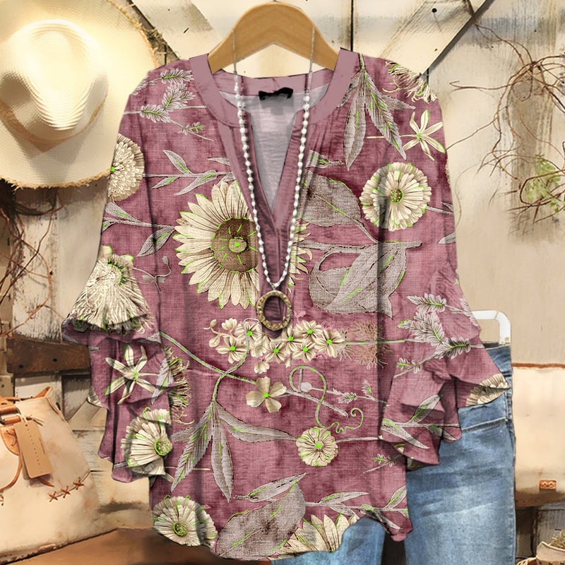 Timeless Vintage Style Top