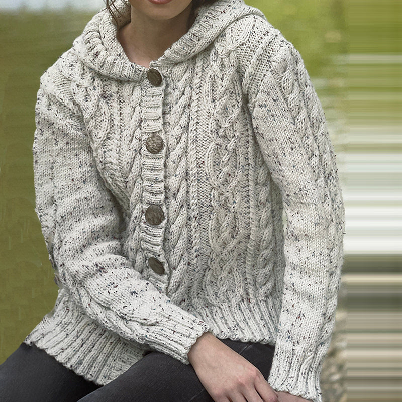 Vintage Fairman Island Jacquard Buttons Sweater Cardigan artswardrobe