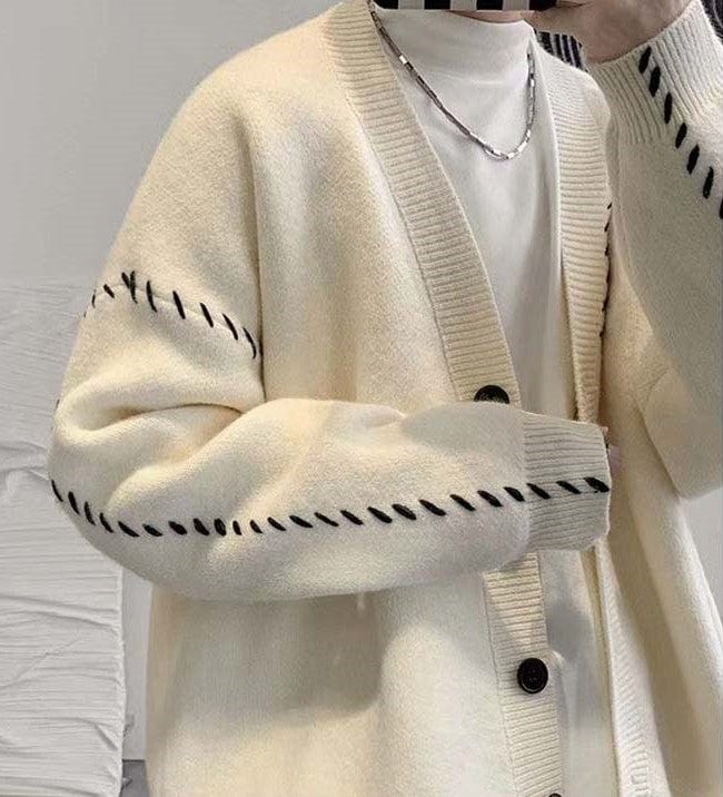 LM | Vintage V-neck cardigan sweater