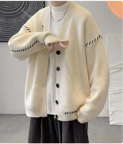 LM | Vintage V-neck cardigan sweater