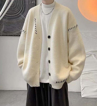 LM | Vintage V-neck cardigan sweater