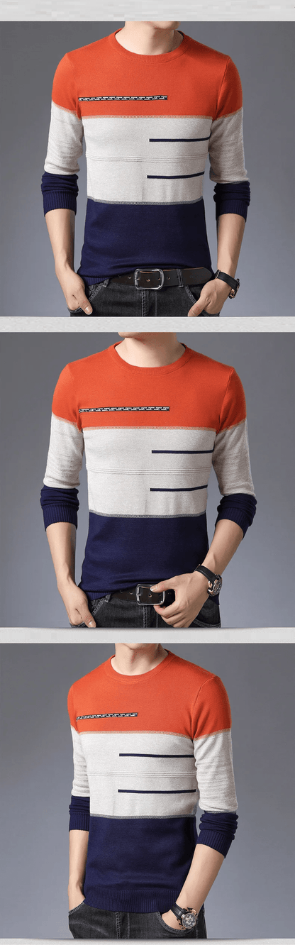 LM | Striped cotton sweater