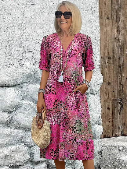 LM | Flattering midi dress for effortless island elegance