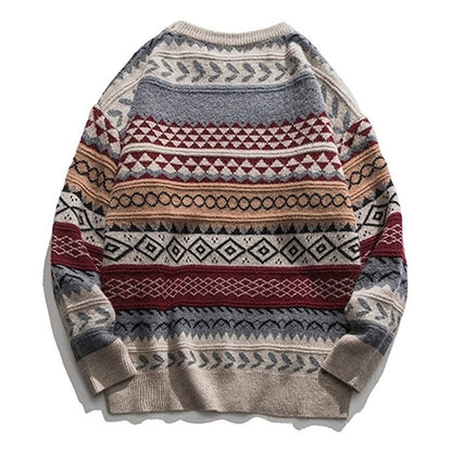 LM | Retro casual knitted sweater 2024