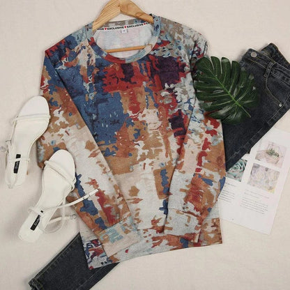 LM | Sweater with abstract print