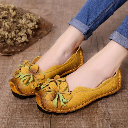 LM | Glamorous casual shoes with floral detail