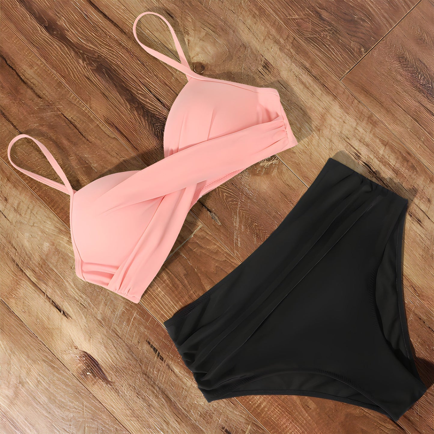 Leila® | High Waist Bikini With Twist Top