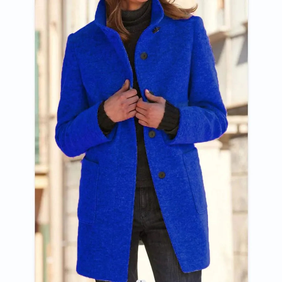 LM | Fashionable wool jacket with buttons