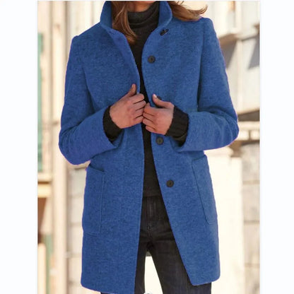 LM | Fashionable wool jacket with buttons