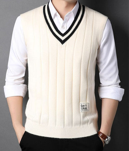 LM | Men's Knitted Striped Sweater