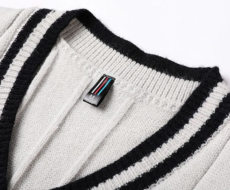 LM | Men's Knitted Striped Sweater